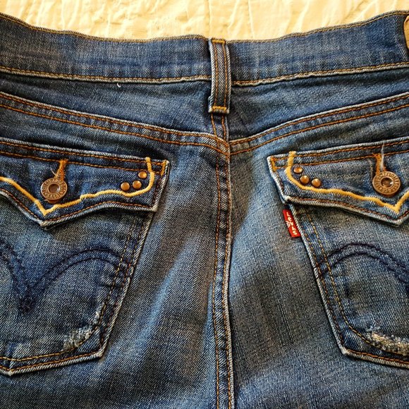 Levi's 515 Boot cut Jeans - Size 8 Short - Picture 5 of 6